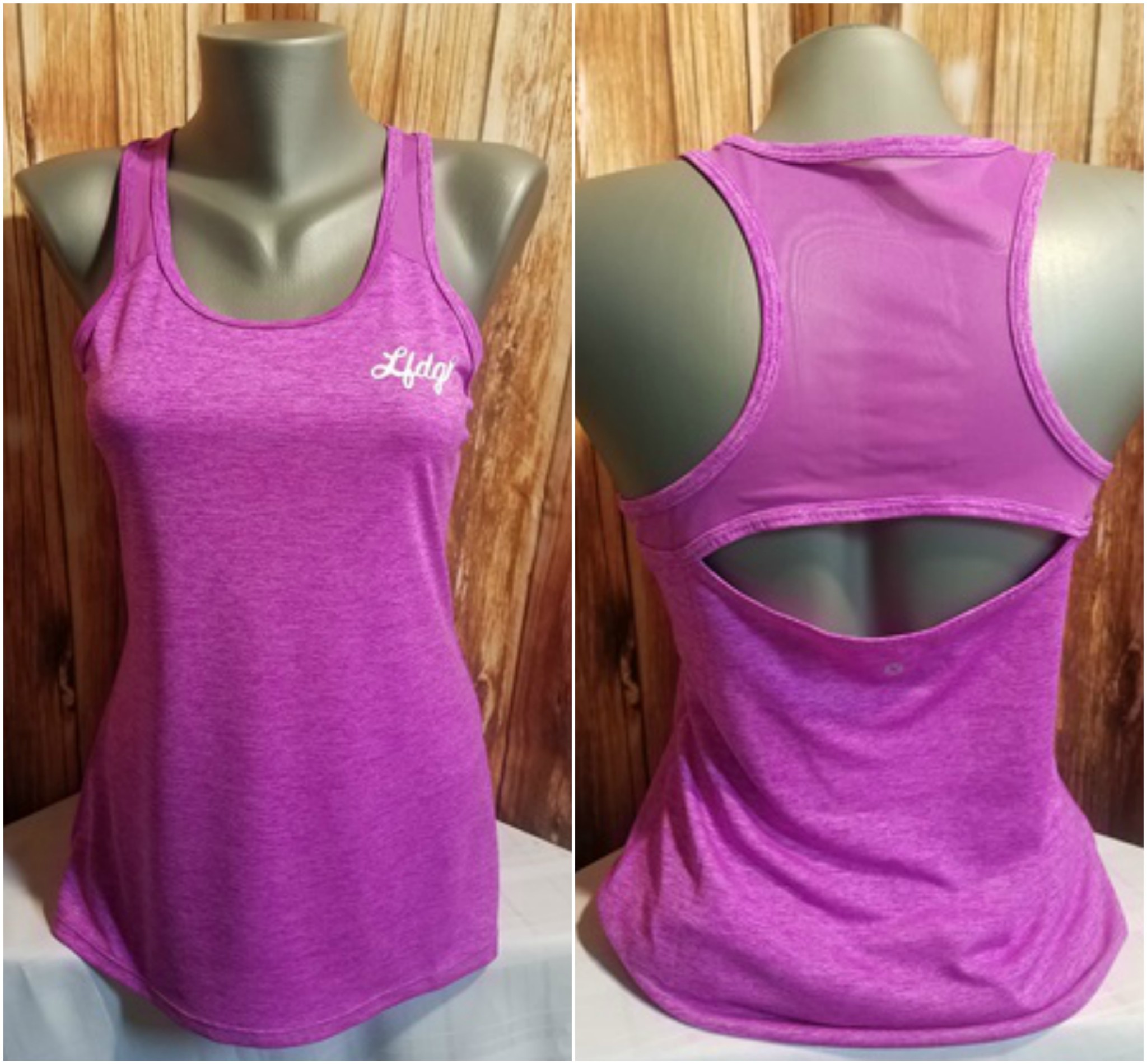 Hot Fun in the Summer Time Fuchsia Tank Top Ladies First